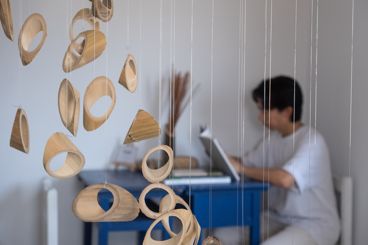 Bamboo installation - Ornamental Crime Scene, credits Taipei Artist Village